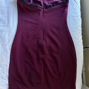 White Fox Boutique Burgundy Mini Dress
